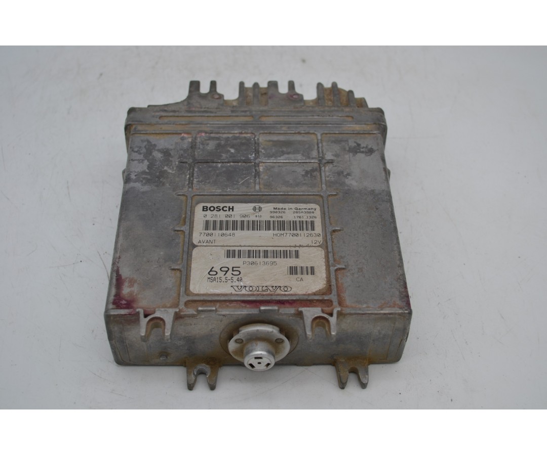 Centralina ECU Volvo S40 1.9 D dal 1995 al 2003 codice : 0281001906  2411111113431