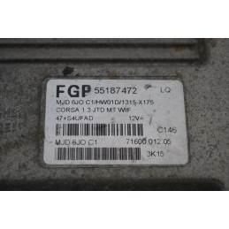 Centralina ECU Opel Corsa C dal 2000 al 2006 Cod 55187472  1619600812433