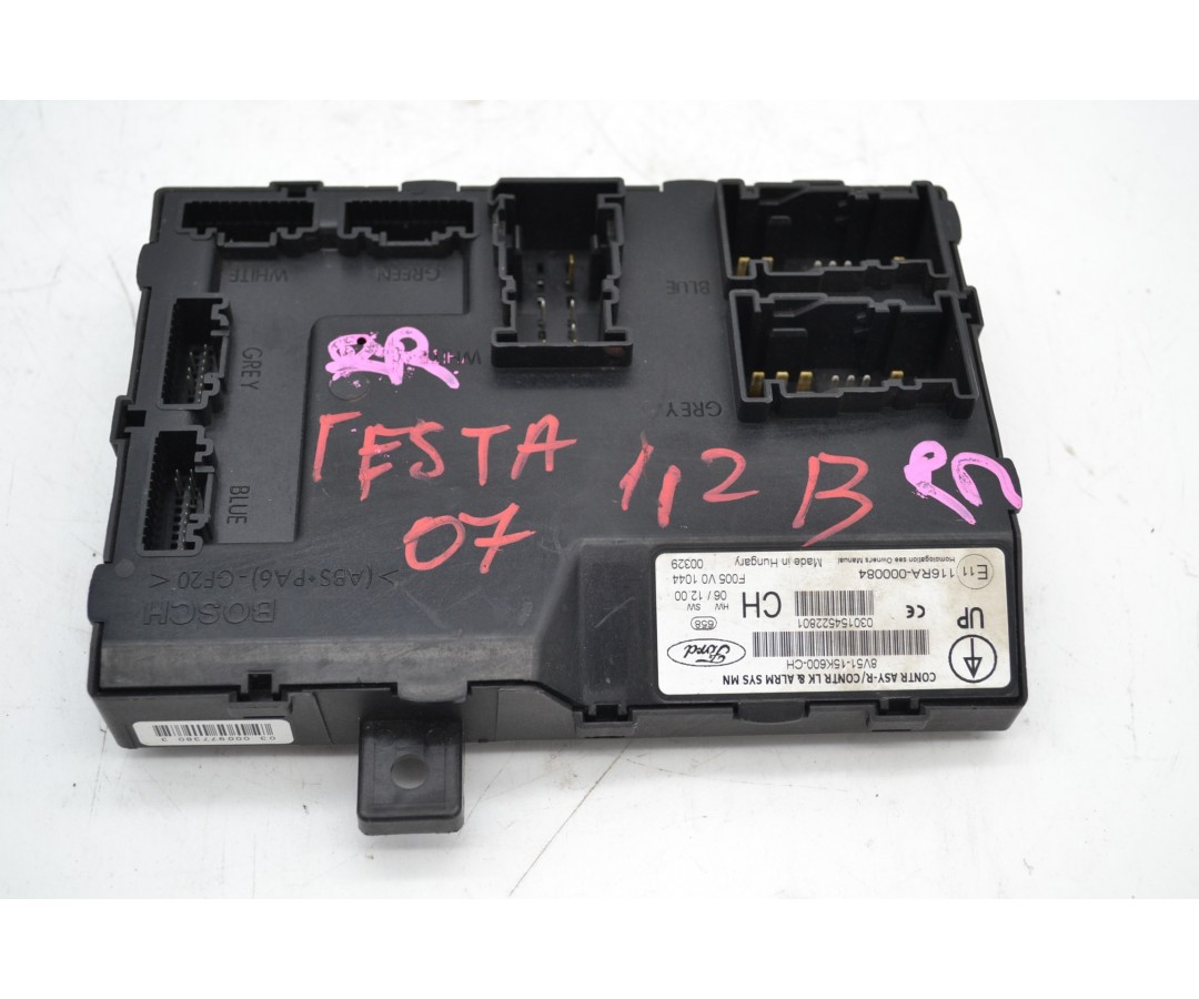 Body Computer Ford Fiesta VI dal 2008 al 2017 Cod 8v51-15k600-ch  2411111118801