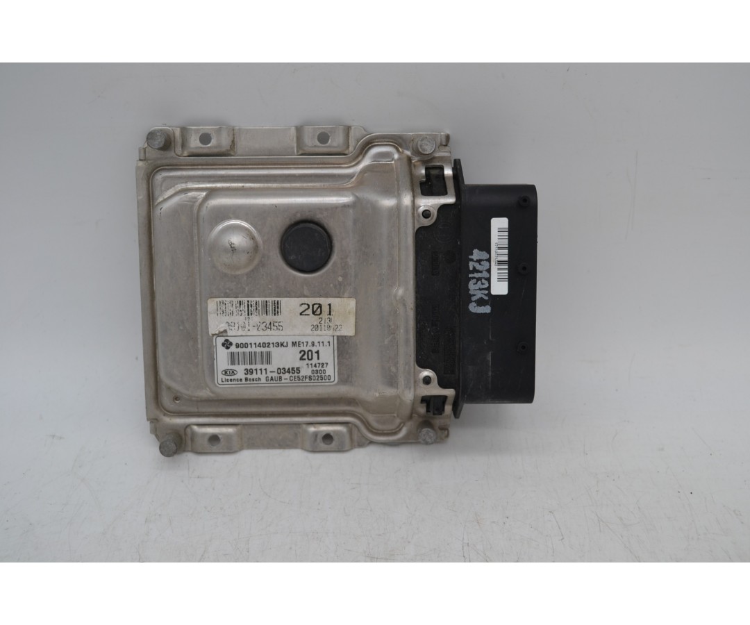 Centralina ECU Kia Rio UB dal 2010 al 2015 Cod 39111-03455  2411111184257