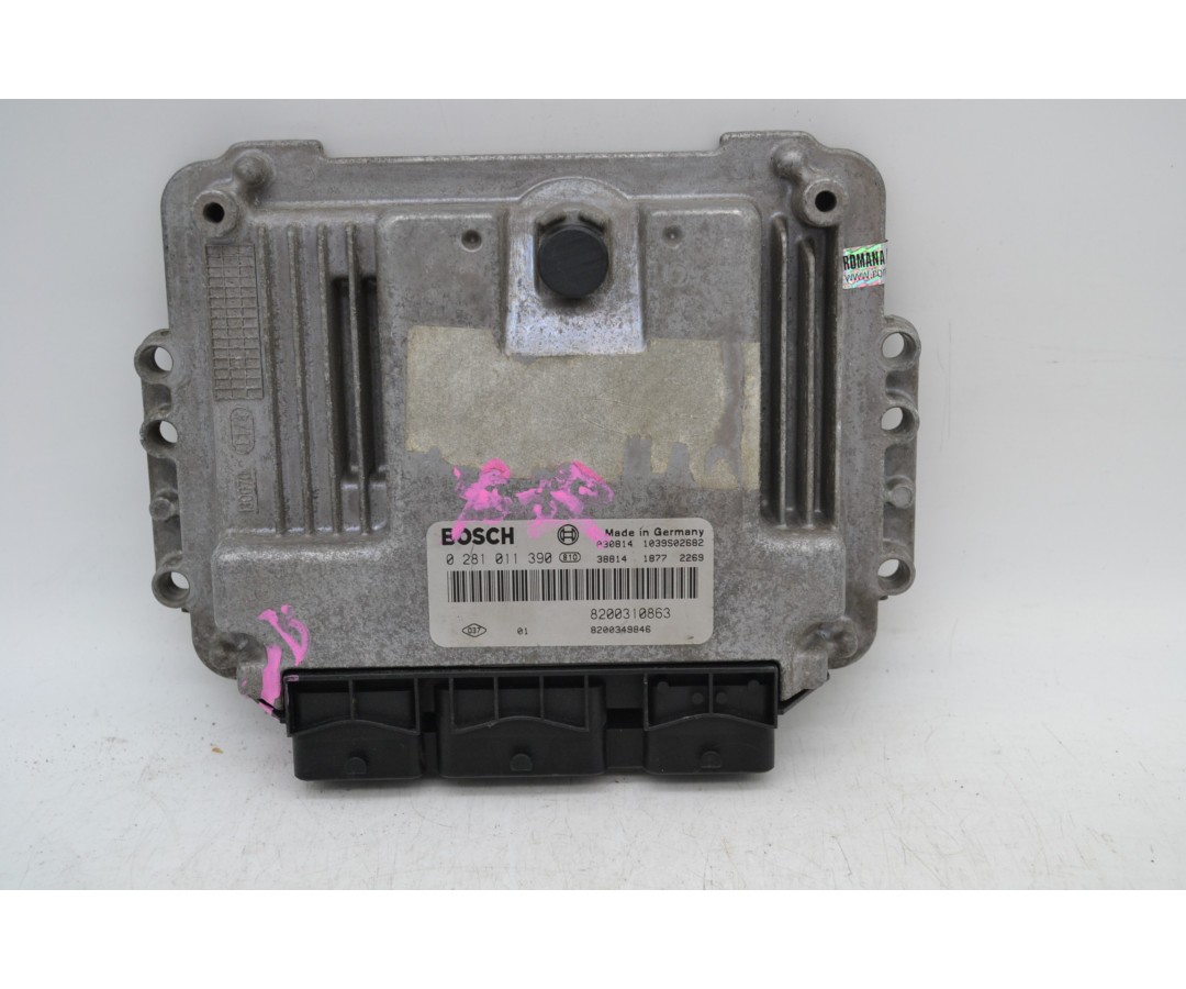 Centralina ECU Renault Scenic II dal 2003 al 2009 Cod 0281011390  2411111118436