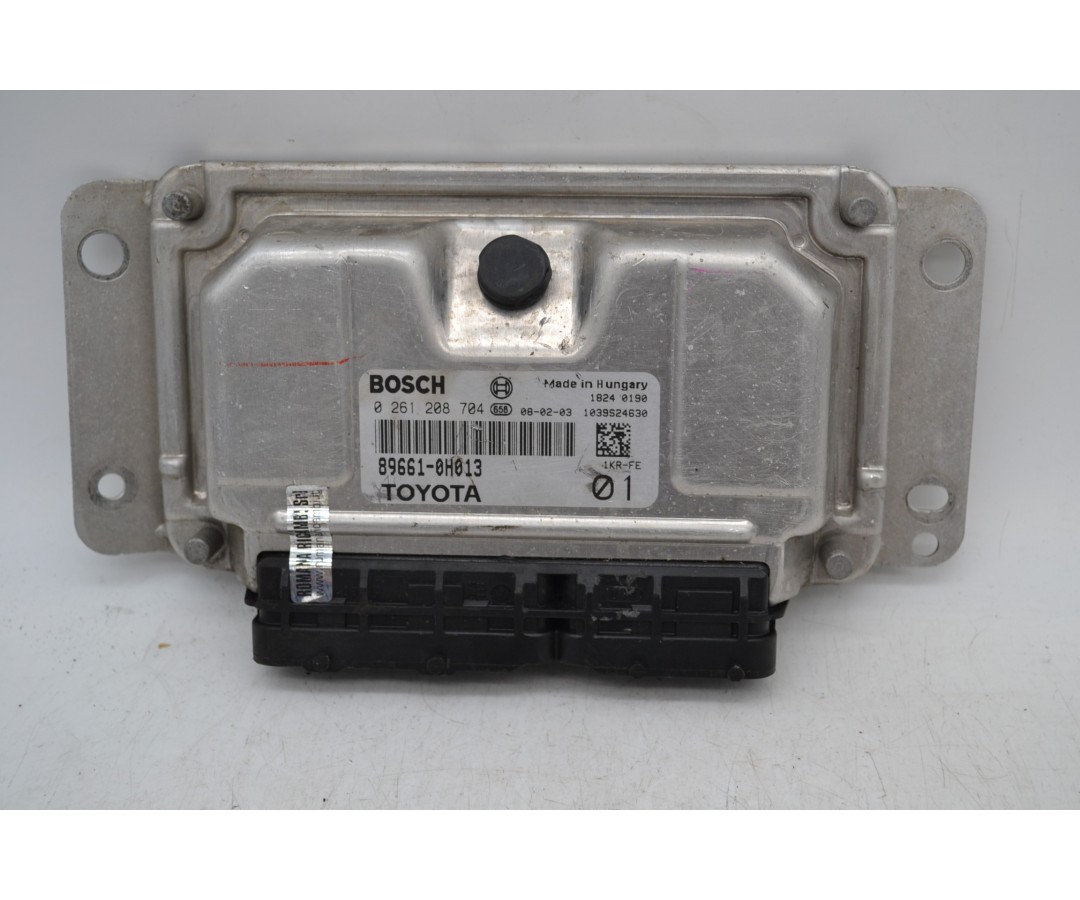 Centralina ECU Toyota Aygo 1.0 dal 2005 al 2014 Cod 0261208704  2411111118450