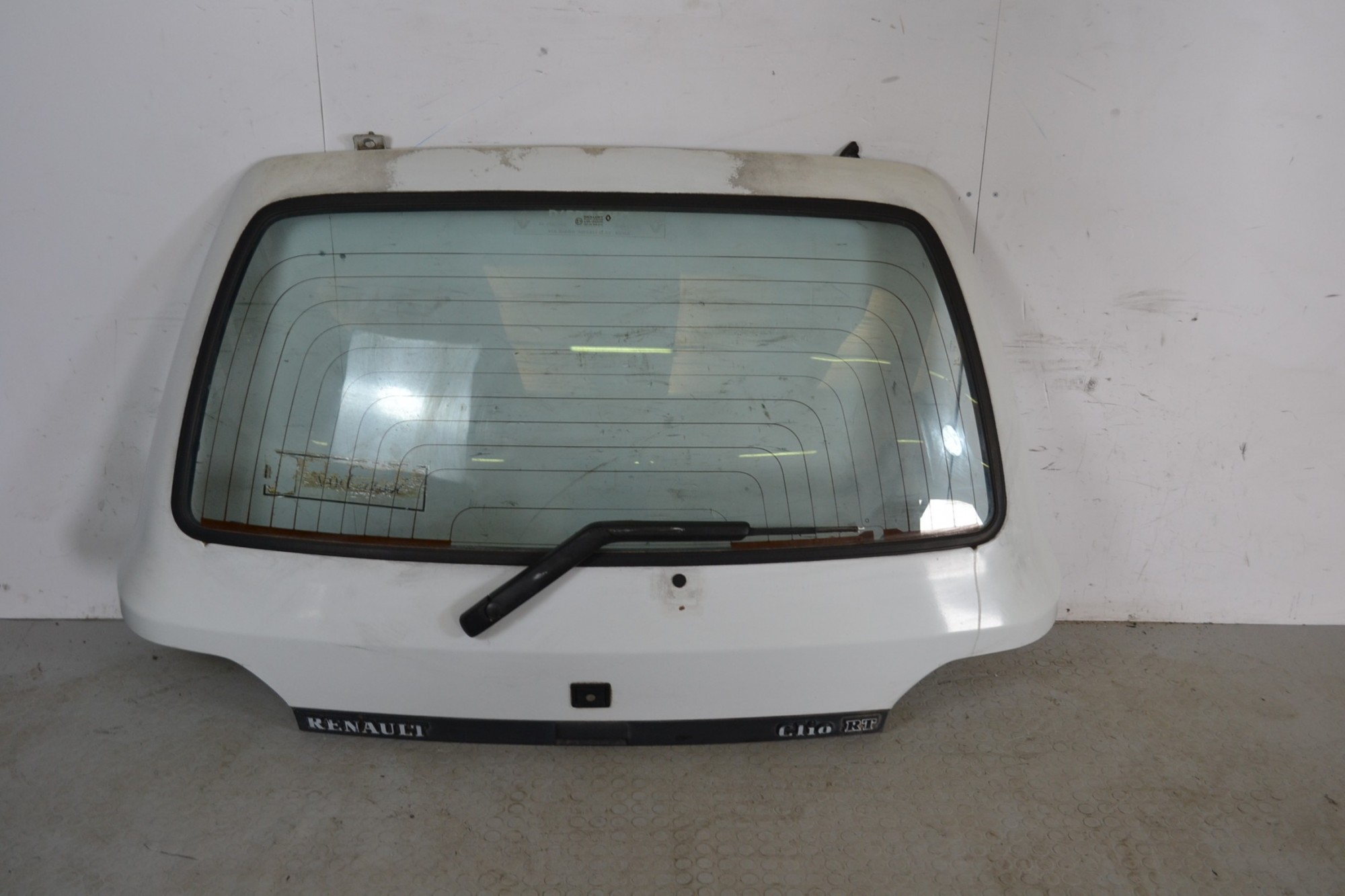 Portellone bagagliaio posteriore Renault Clio I RT Dal 1990 al 1998 bianco  1655976356140