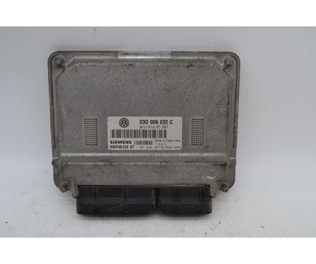 Centralina ECU Volkswagen Polo 9n Dal 2001 al 2005 Cod 03D906032C  1656398012072