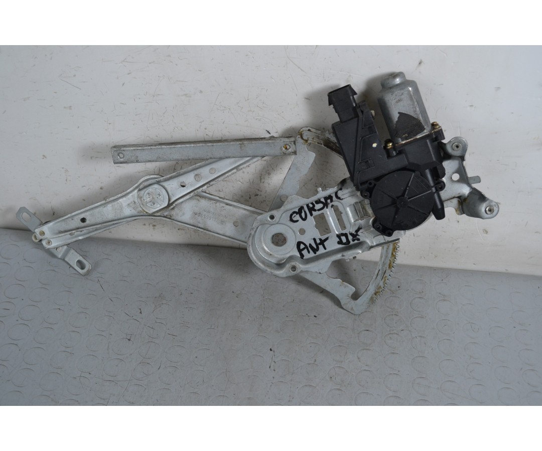 Macchinetta alzacristallo Anteriore DX Opel Corsa C dal 2000 al 2006 Cod 172705PD  2411111120378