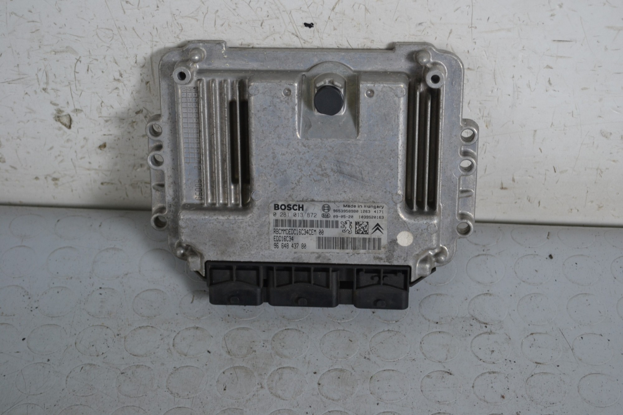 Centralina ECU Citroen C3 Picasso dal 2008 al 2018 Cod 9664843780  1656684724764