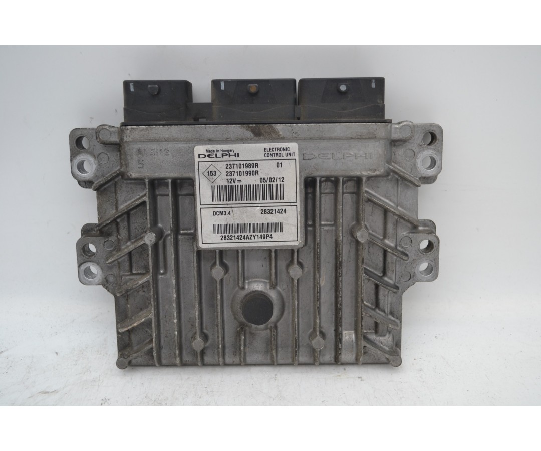 Centralina ECU Renault Clio III Dal 2005 al 2012 Cod 237101989R  1657093620562