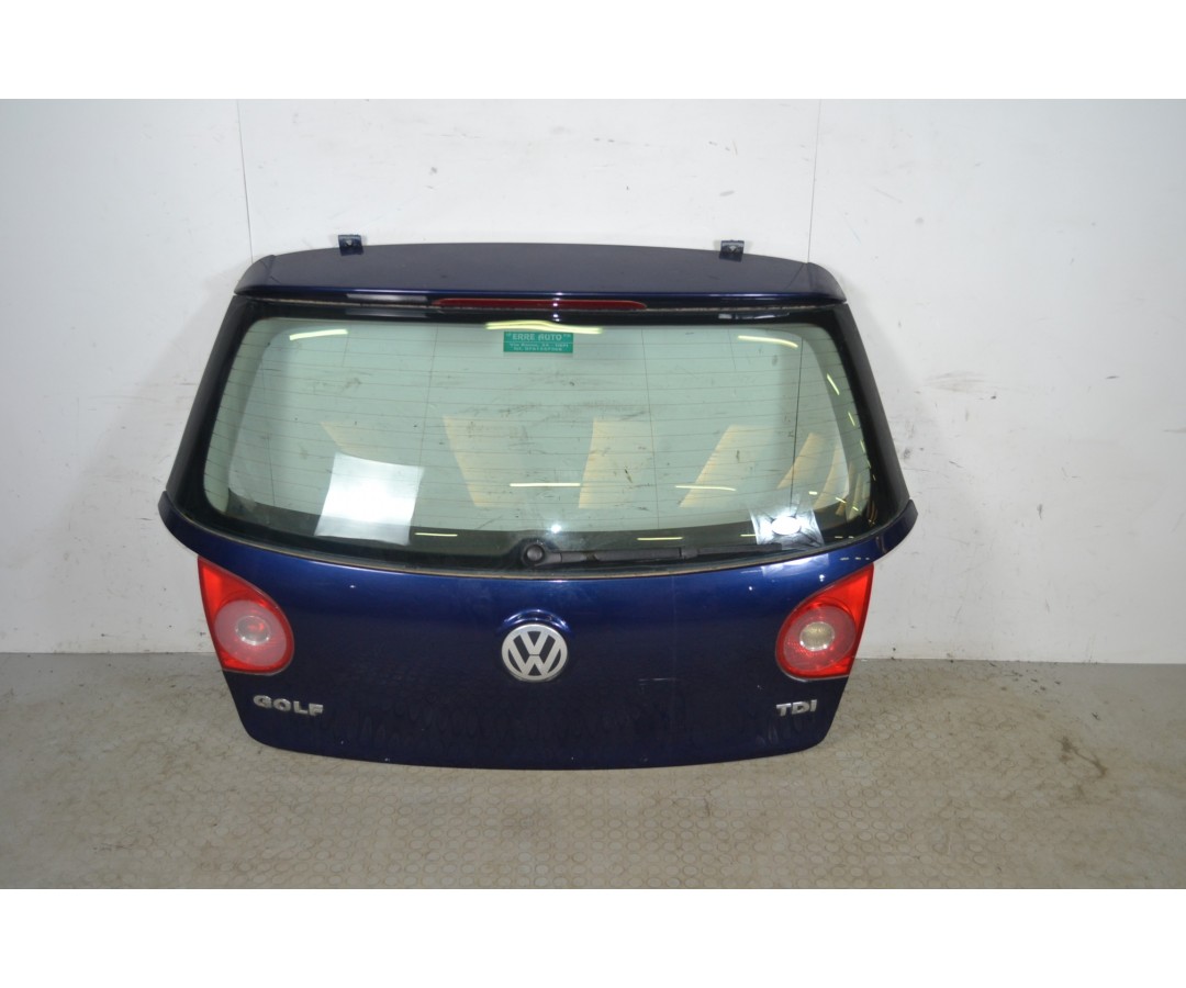 Portellone bagagliaio posteriore Volkswagen Golf V Dal 2003 al 2008 Blu  1657181849981