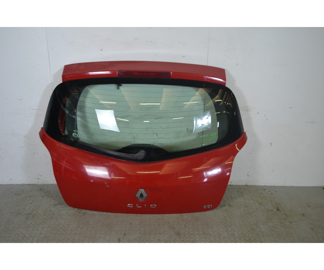 Portellone bagagliaio posteriore Renault Clio Dal 2005 al 2013 Rosso  1658745281315