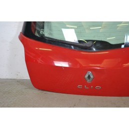 Portellone bagagliaio posteriore Renault Clio Dal 2005 al 2013 Rosso  1658745281315