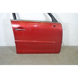 Portiera sportello anteriore DX Citroen C4 Grand picasso Dal 2006 al 2013 Rosso  1658751890723