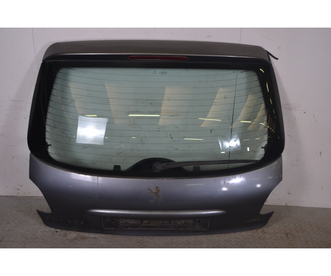 Portellone bagagliaio posteriore Peugeot 206 Plus Dal 2009 al 2012 Grigio  1658846217879