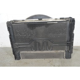 Radiatore acqua intercooler e elettroventola Bmw Serie 3 E90 Dal 2005 al 2013 Cod 778889814  1659082722103