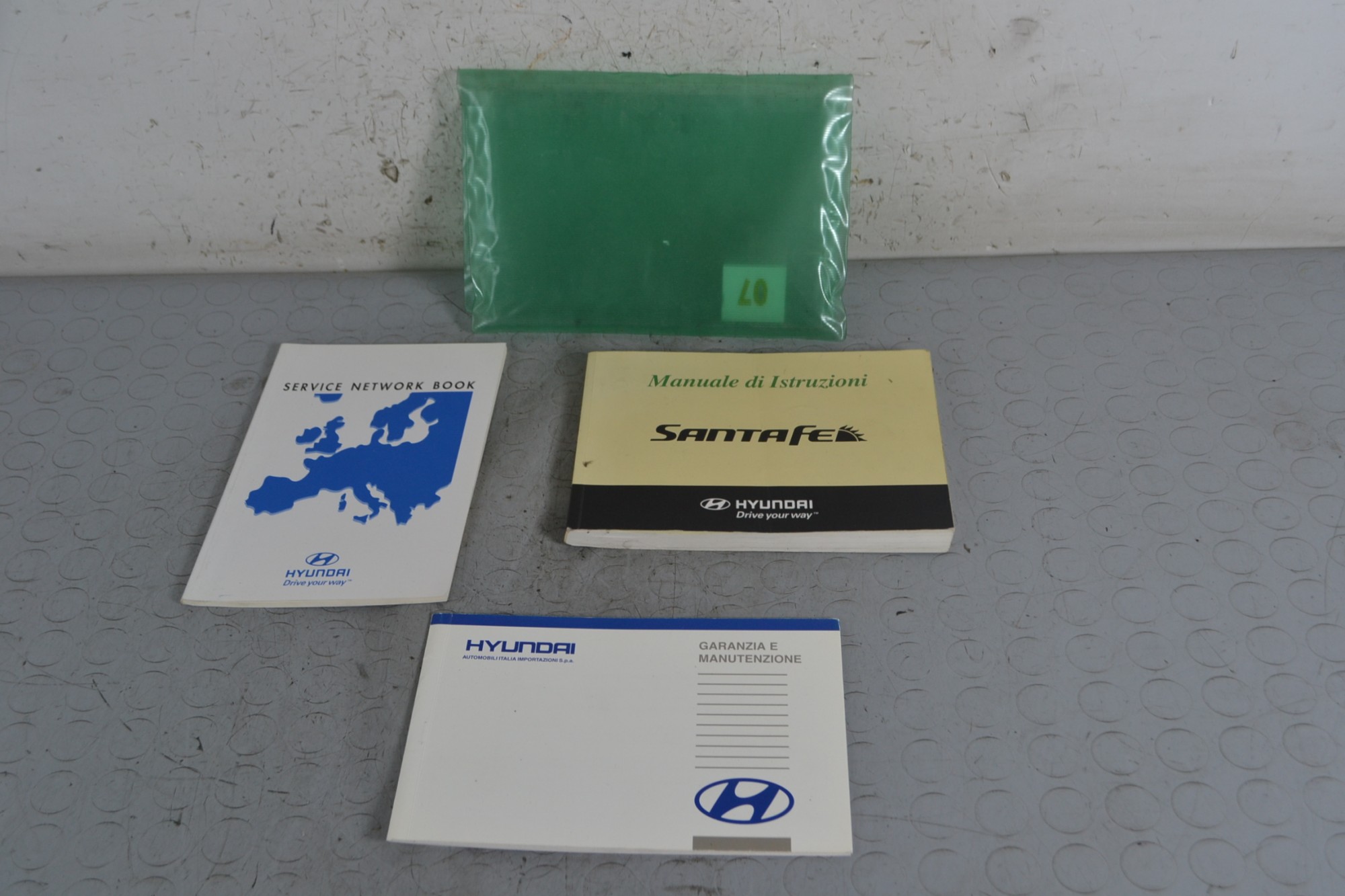 Libretto uso e manutenzione e navigatore Hyundai Santa Fe Dal 2000 al 2006  1661328416691