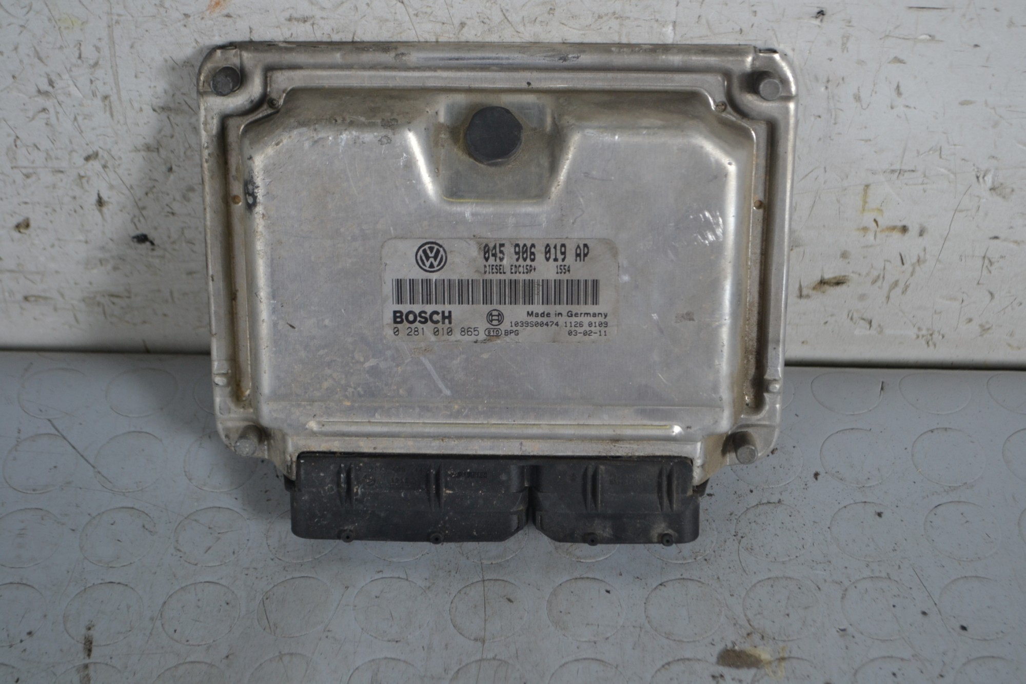 Centralina ECU Volkswagen Polo 9N dal 2001 al 2005 Cod 045906019  1662363083992