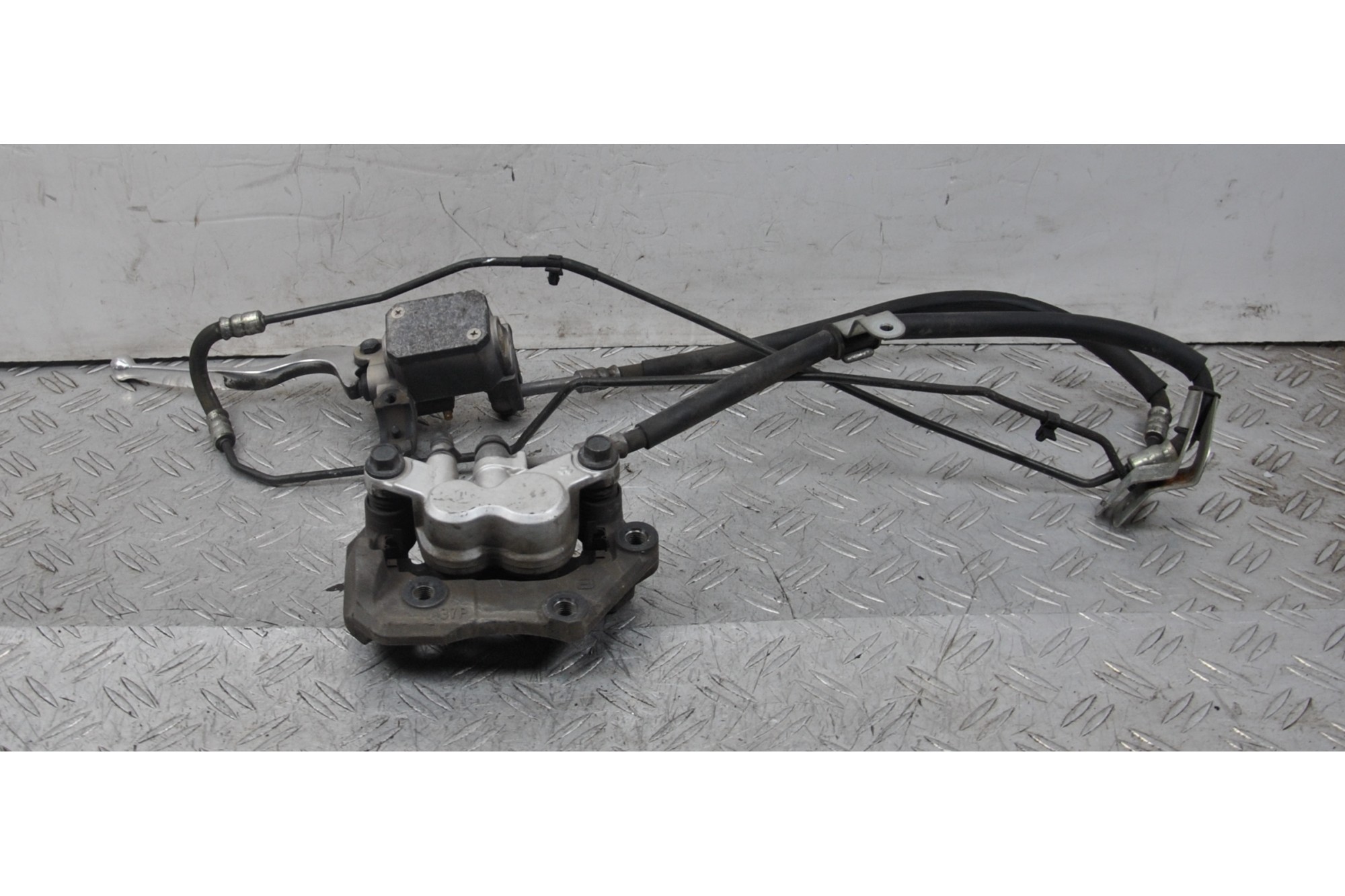 Impianto Frenante Pinza + Pompa Freno Posteriore Yamaha X-Max XMax 250 Dal 2010 al 2013  1664356921601