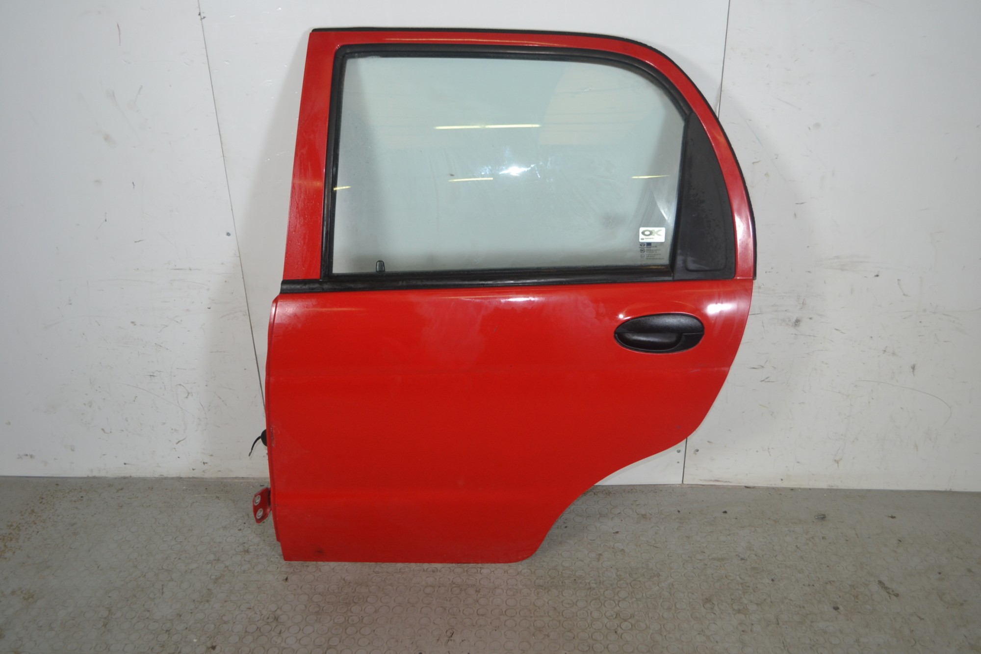 Portiera sportello posteriore SX Daewoo Matiz Dal 1998 al 2007 Rosso  1664377681584