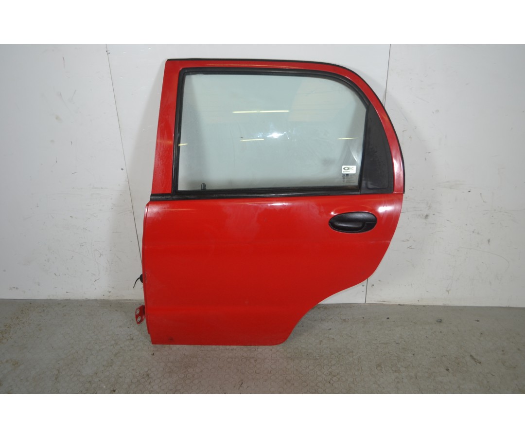 Portiera sportello posteriore SX Daewoo Matiz Dal 1998 al 2007 Rosso  1664377681584