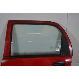 Portiera sportello posteriore SX Daewoo Matiz Dal 1998 al 2007 Rosso  1664377681584