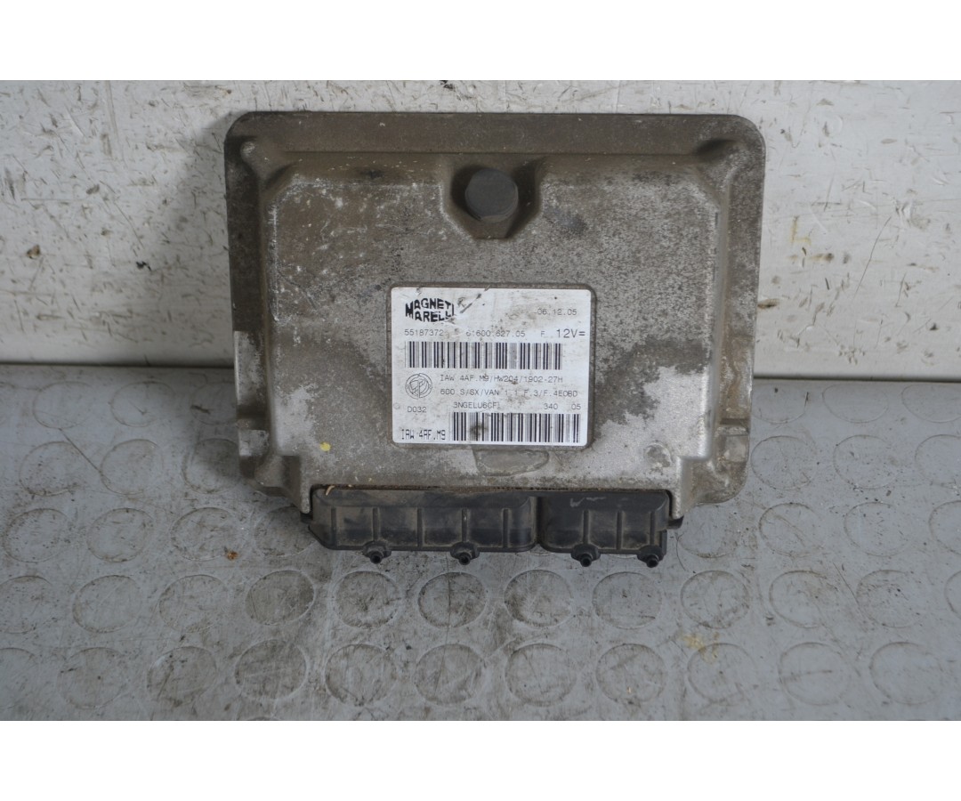 Centralina ECU Fiat Seicento 1.1 dal 2000 al 2010 Cod 55187372  1664458528142