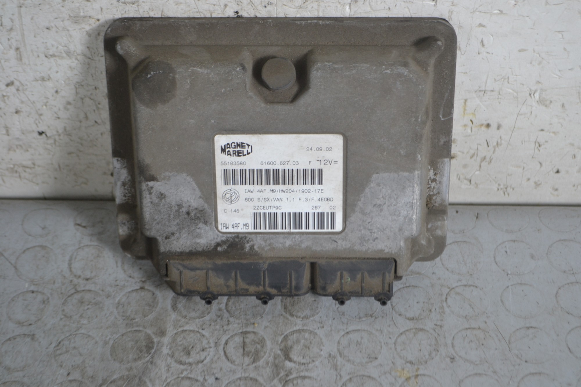 Centralina ECU Fiat Seicento 1.1 dal 2000 al 2010 Cod 55183580  1664520433954