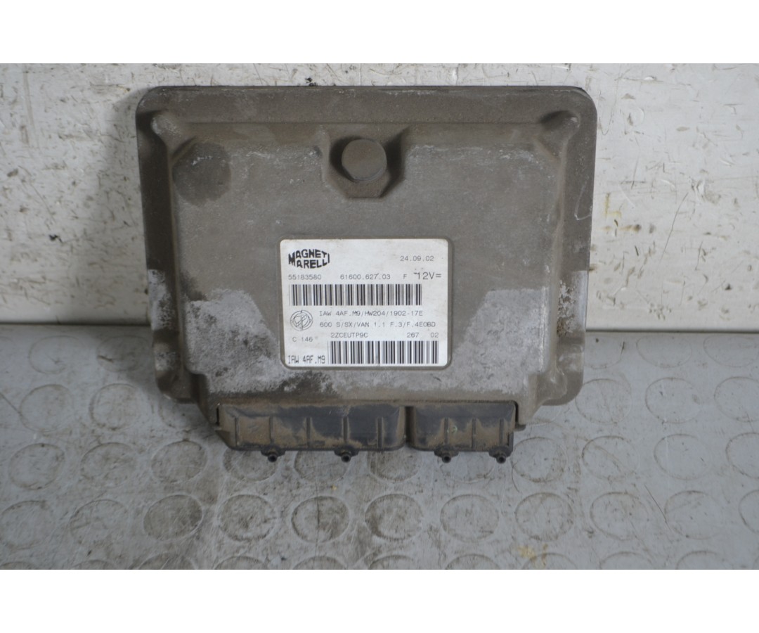 Centralina ECU Fiat Seicento 1.1 dal 2000 al 2010 Cod 55183580  1664520433954