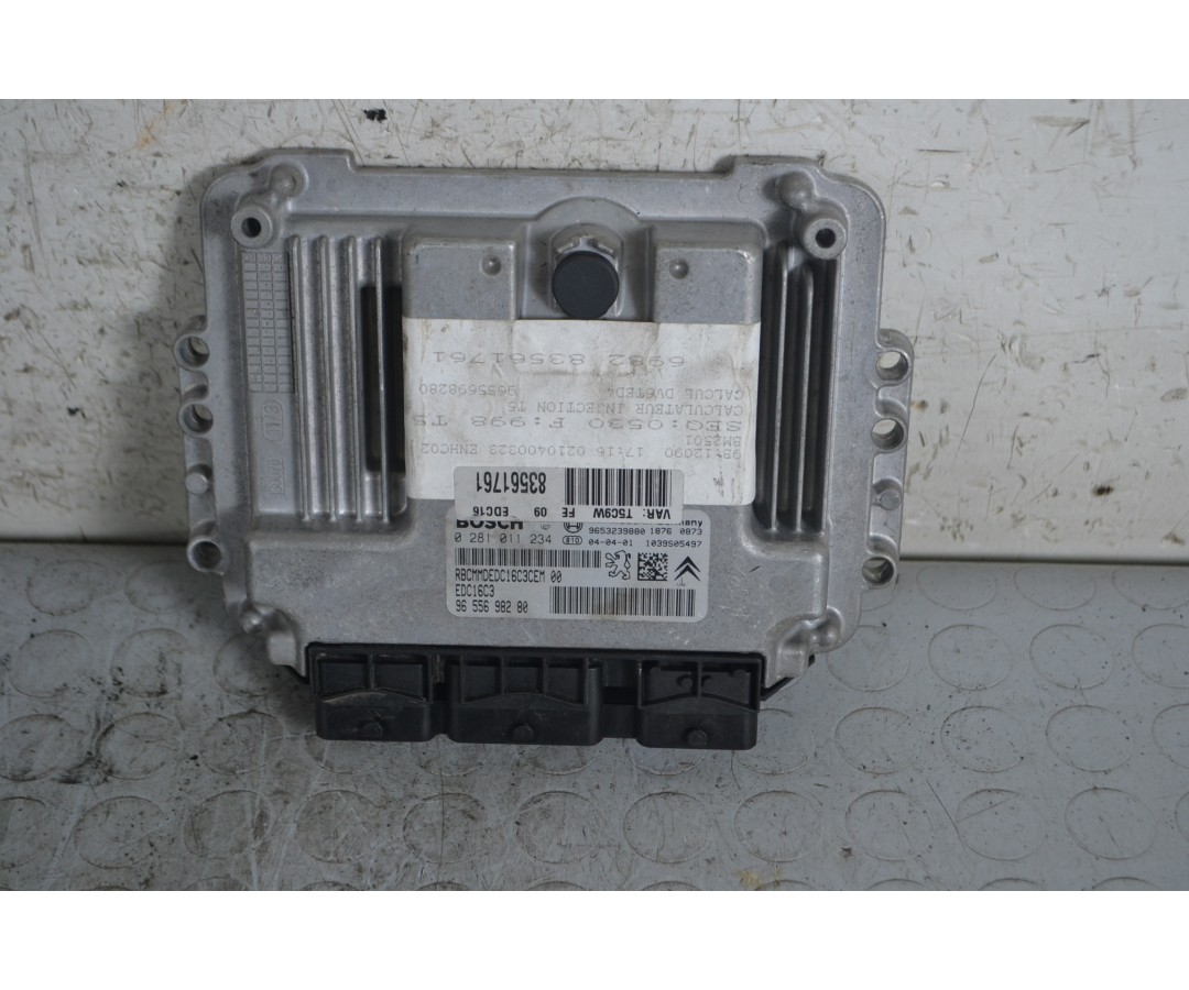 Centralina ECU Peugeot 307 Dal 2002 al 2009 Cod 0281011234  1666345291900