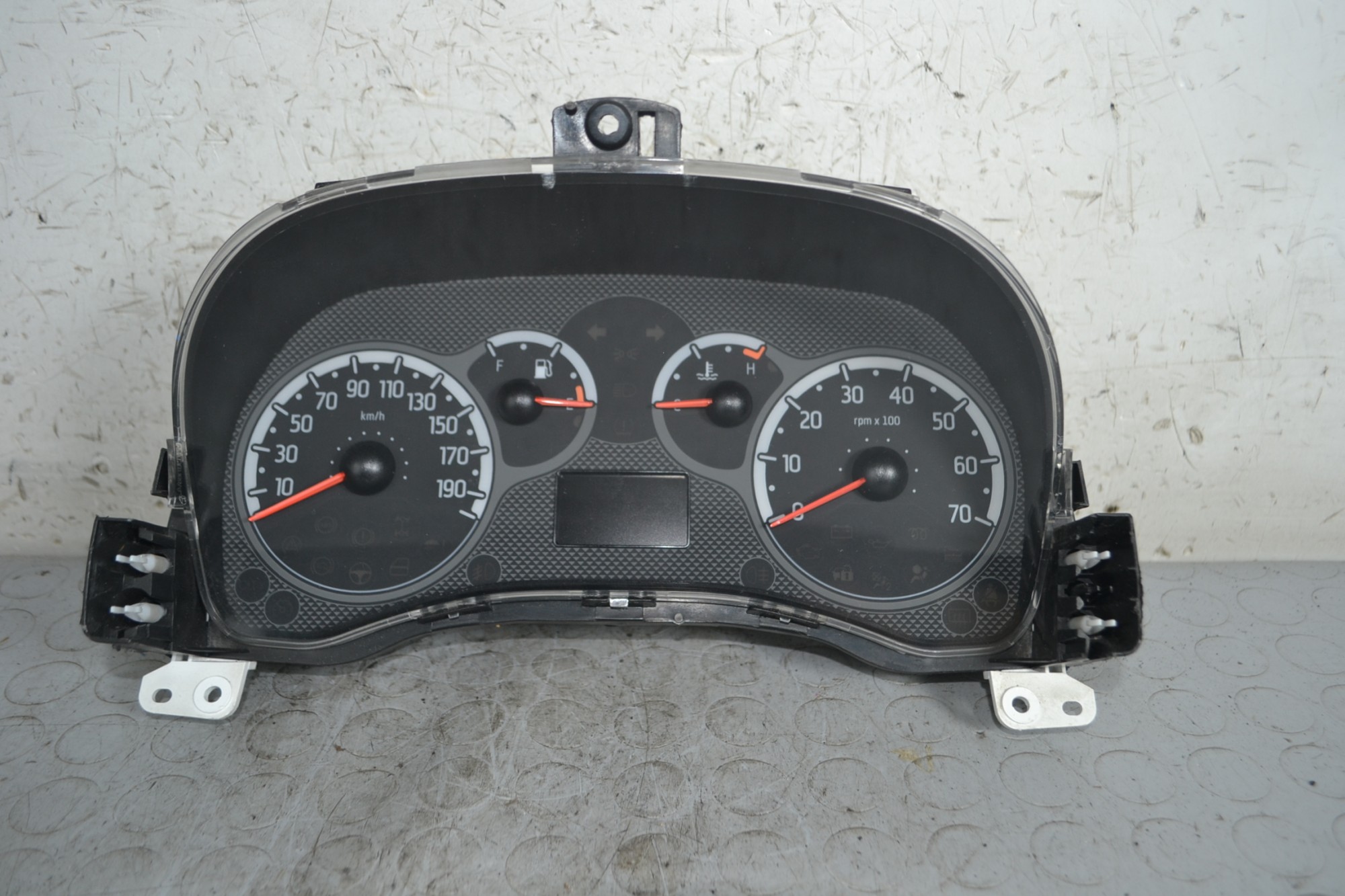 Strumentazione contachilometri completa Fiat Panda dal 2009 al 2012 Cod 555000460104  1666354971749