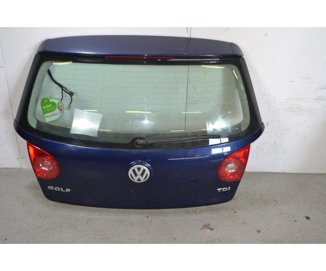 Portellone bagagliaio posteriore Volkswagen Golf V3 Dal 2003 al 2008 Blu  1667898223974