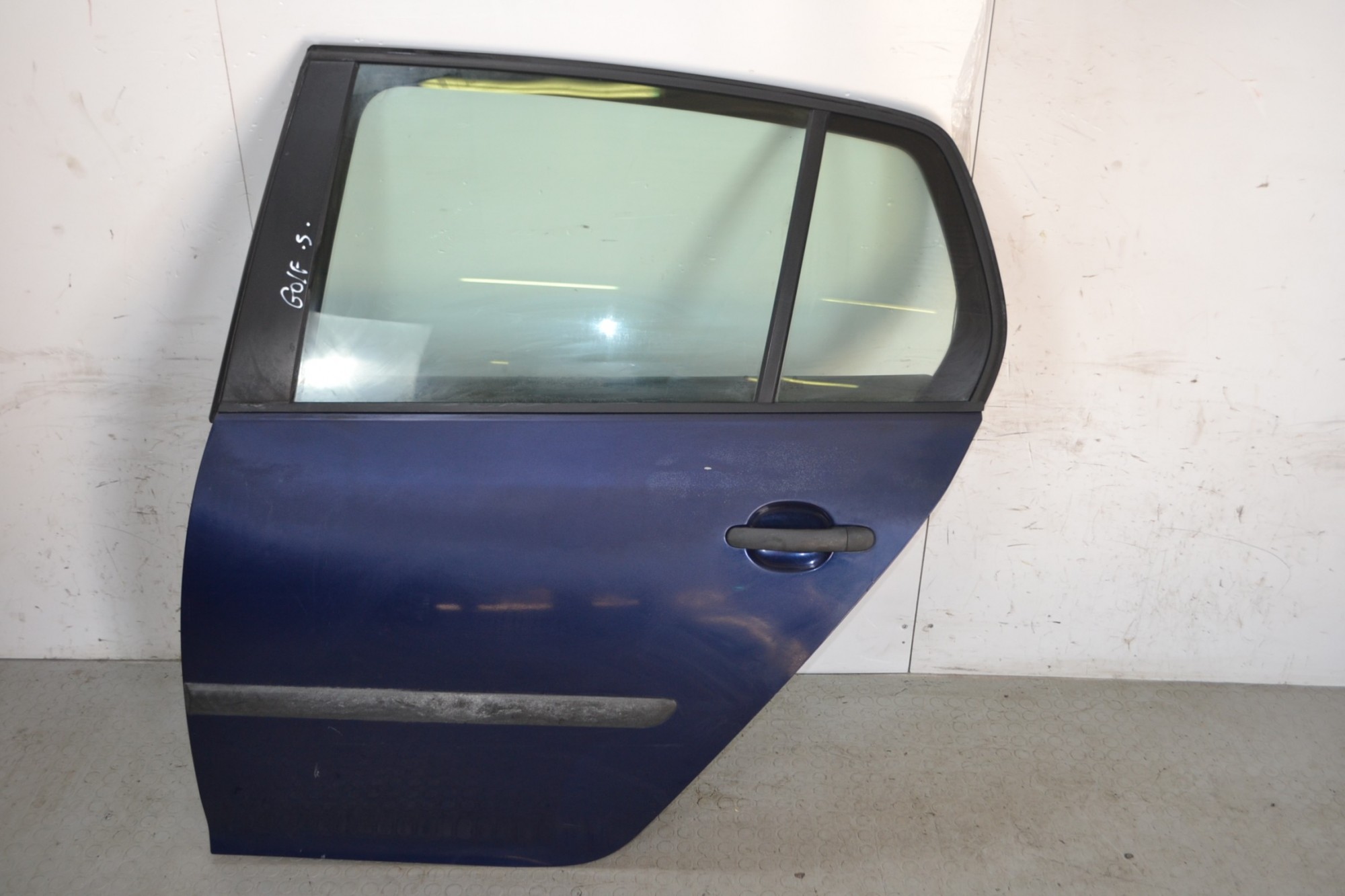 Portiera sportello posteriore SX Volkswagen Golf V Dal 2003 al 2008 Colore blu  1667906616613