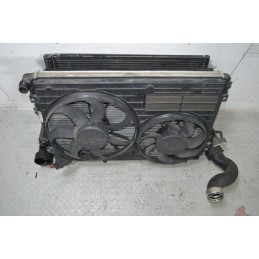 Pacco radiatori + elettroventola Volkswagen Golf V Dal 2003 al 2008 Cod 1K0.121.207 Altro cod NISSENS 65279A 1.9 diesel  1667...