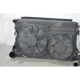 Pacco radiatori + elettroventola Volkswagen Golf V Dal 2003 al 2008 Cod 1K0.121.207 Altro cod NISSENS 65279A 1.9 diesel  1667...