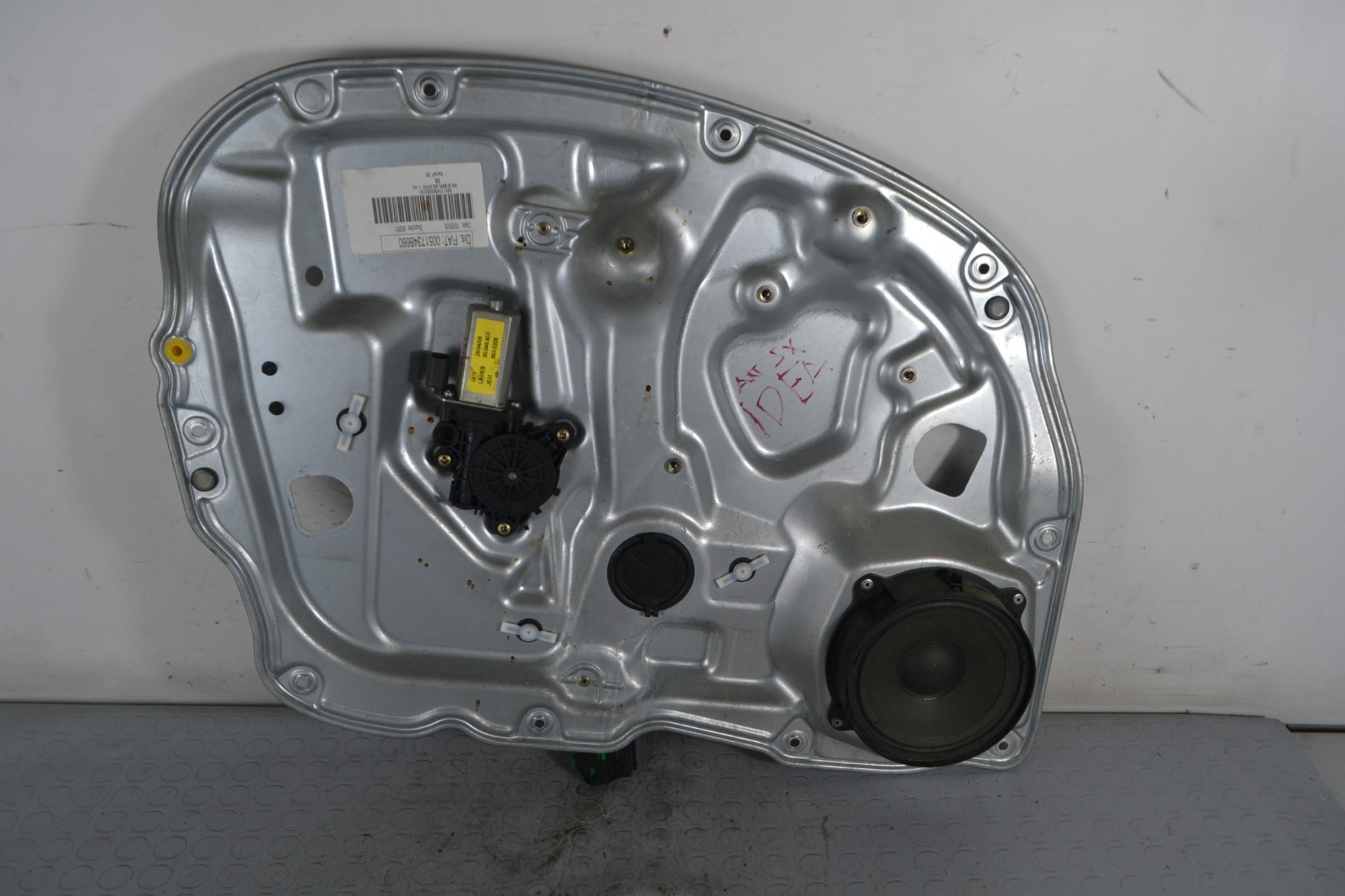 Macchinetta alzacristallo anteriore DX Fiat Idea Dal 2003 al 2012 Cod 00517348660  1668442813825