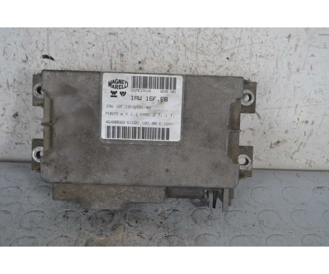 Centralina ECU Fiat Punto e Lancia Y 1.1 Cod 46480662 IAW16F.EB Dal 1993 al 1999  1668587724031