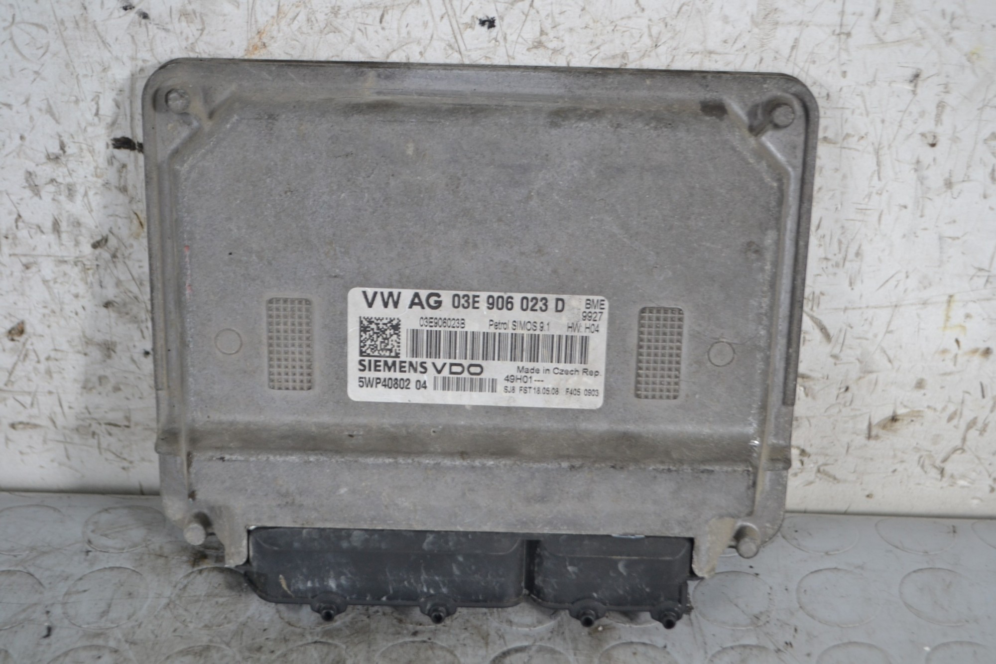 Centralina ECU Seat Ibiza Dal 2002 al 2009 Cod 03E906023D  1668769404331