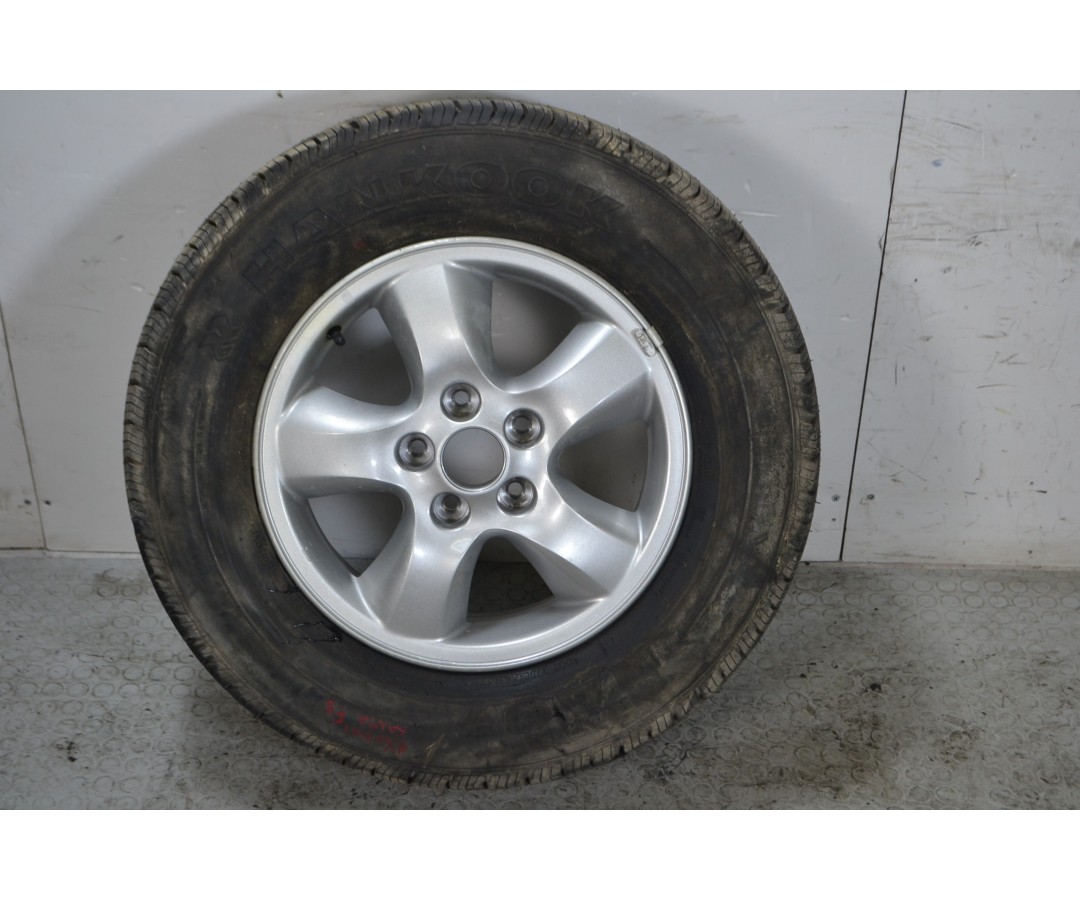 Gomma e cerchio in lega Hyundai Santa Fe Dal 2000 al 2006 Misura 225/70 R16 102 T 5 fori  1668781296877