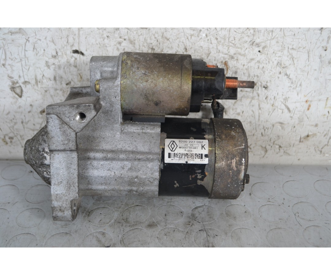 Motorino avviamento Nissan Micra K12 Dal 2002 al 2010 Cod 8200227092 Cod motore K9K  1669116253244