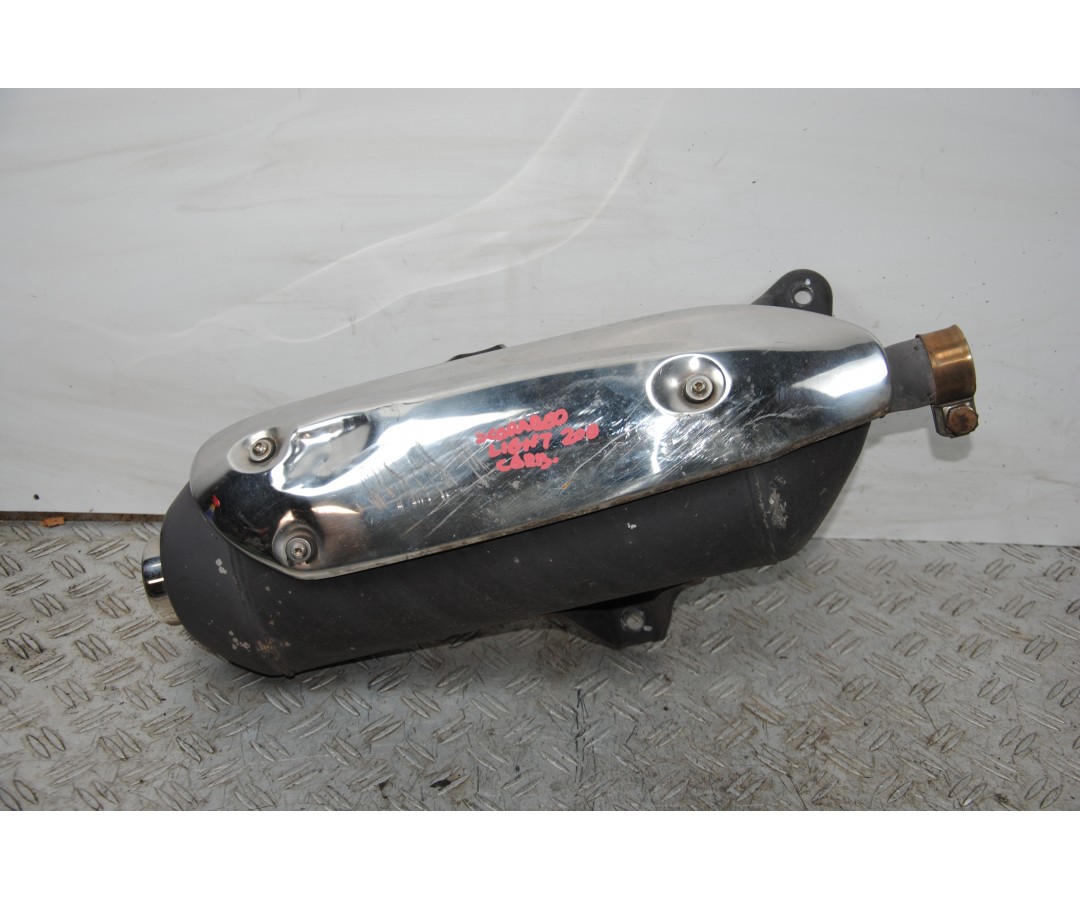 Marmitta Terminale Di Scarico Aprilia Scarabeo Light 200 Carburatore dal 2007 al 2013  1669288788599