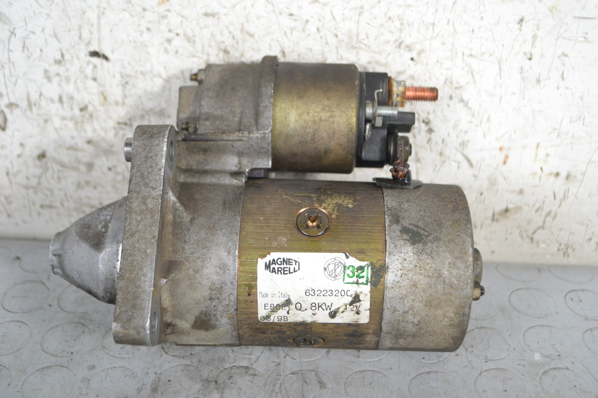 Motorino avviamento Fiat Punto 176 Dal 1993 al 1999 Cod 63223200  1669374190848