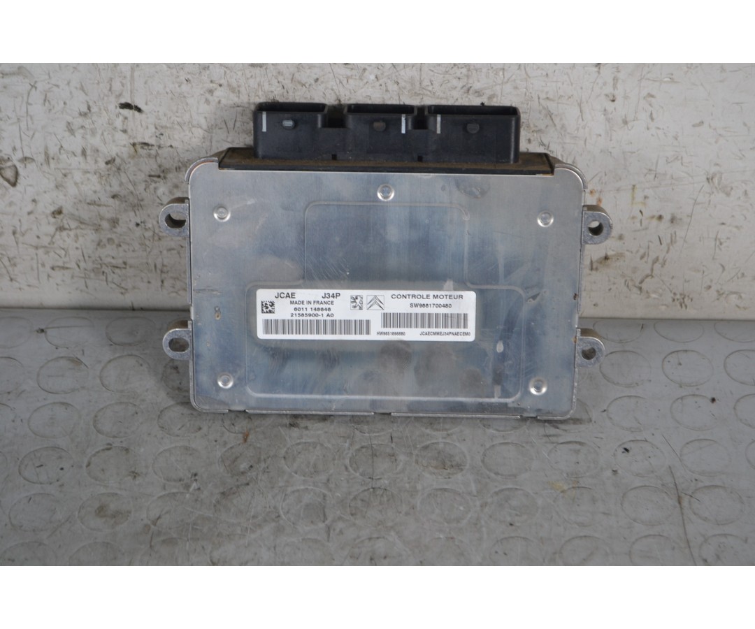 Centralina ECU Citroen C3 Pluriel dal 2003 al 2010 Cod 9661700480  1669737566402