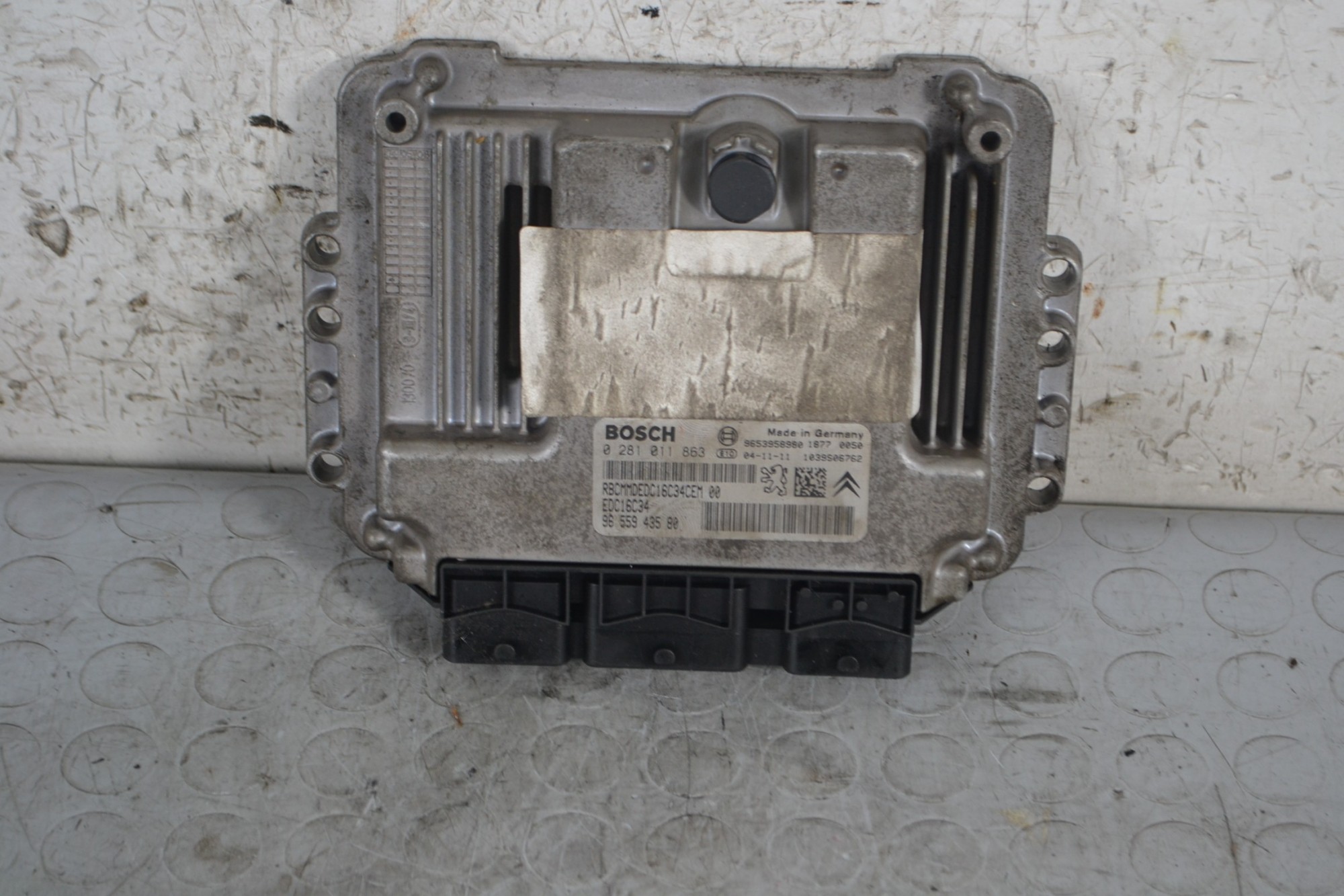 Centralina ECU Citroen C4 dal 2004 al 2010  Cod 9655943580  1669737806669