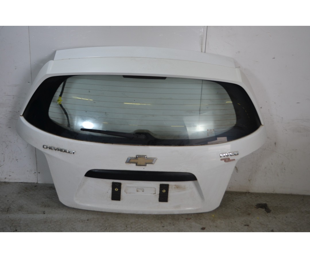 Portellone bagagliaio posteriore Chevrolet Aveo Dal 2011 al 2020 Bianco  1669807414428
