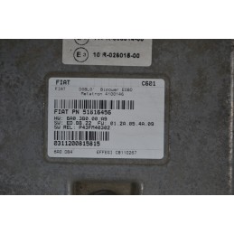 Centralina ECU Fiat Doblo Bipower Dal 2002 al 2009 Cod 51816456  1670256491366