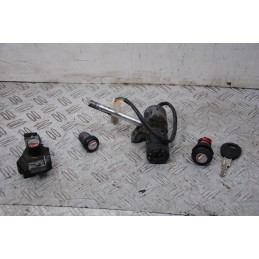 Blocchetto Chiave Con Kit Serrature Aprilia Atlantic 200 Dal 2002 al 2011  1673605898878