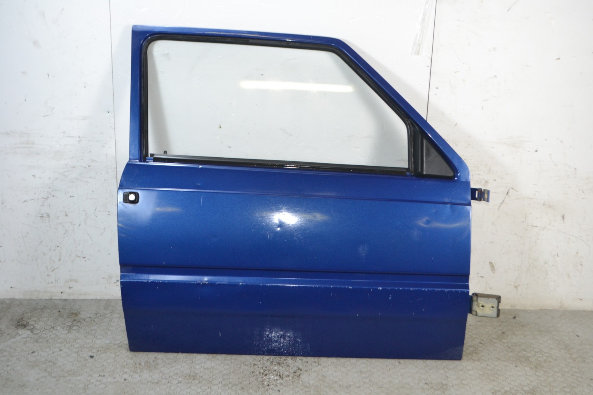 Portiera sportello anteriore destra DX Fiat Panda 141 Dal 1980 al 2003 Blu  1674056807778