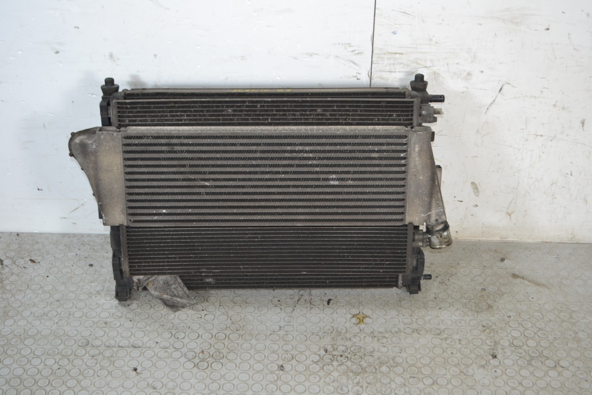 Pacco radiatori + elettroventola Renault Scenic II Dal 2003 al 2009 Cod 8200680824/--A Diesel  1674638691351