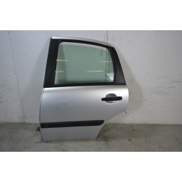 Portiera sportello posteriore SX Citroen C3 Dal 2002 al 2009 Colore grigio argento  1675354063538