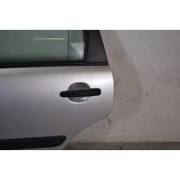 Portiera sportello posteriore SX Citroen C3 Dal 2002 al 2009 Colore grigio argento  1675354063538