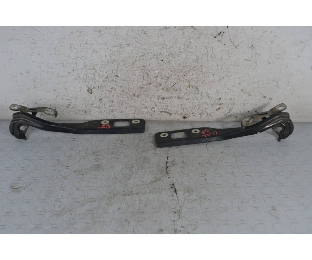 Cerniere Cofano Anteriore Honda Civic VIII dal 2006 al 2011  1675864366815