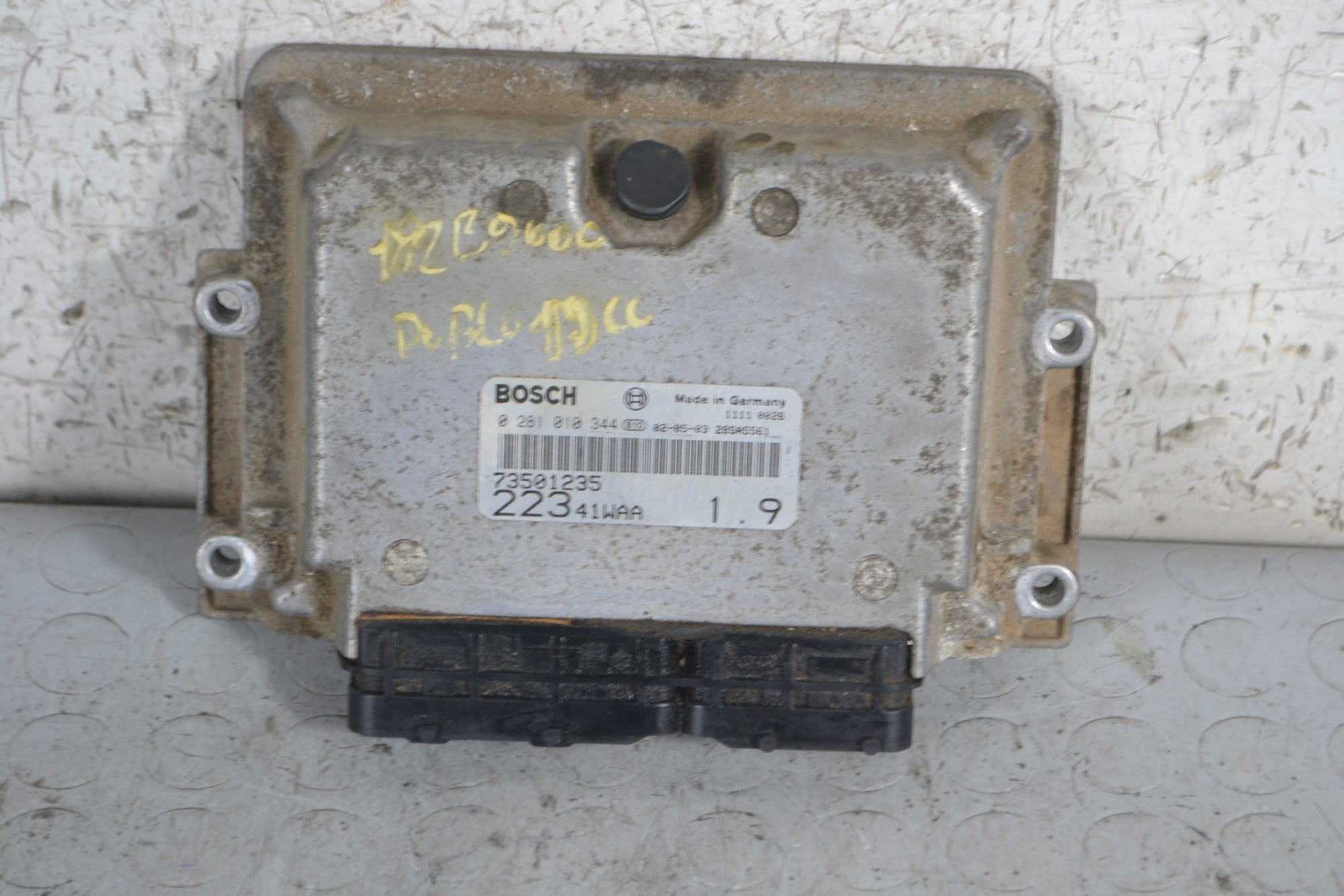 Centralina ECU Fiat Doblo 1.9 JTD dal 2001 al 2004 Cod 73501235  1676649559873